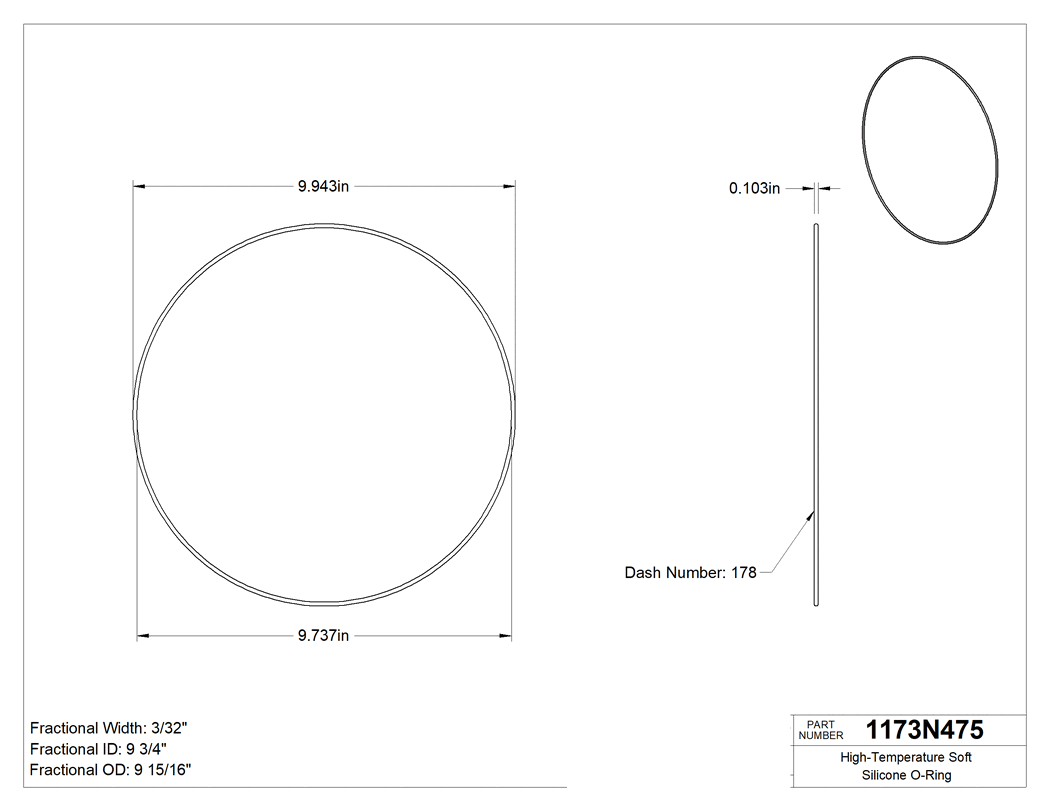 Technical drawing - 1173N475